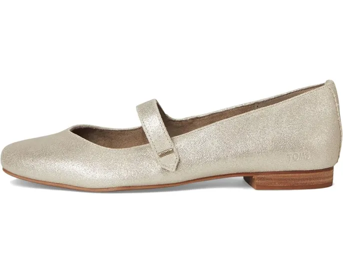 Туфли-лодочки TOMS Bianca из замши с квадратным носком и ремешком