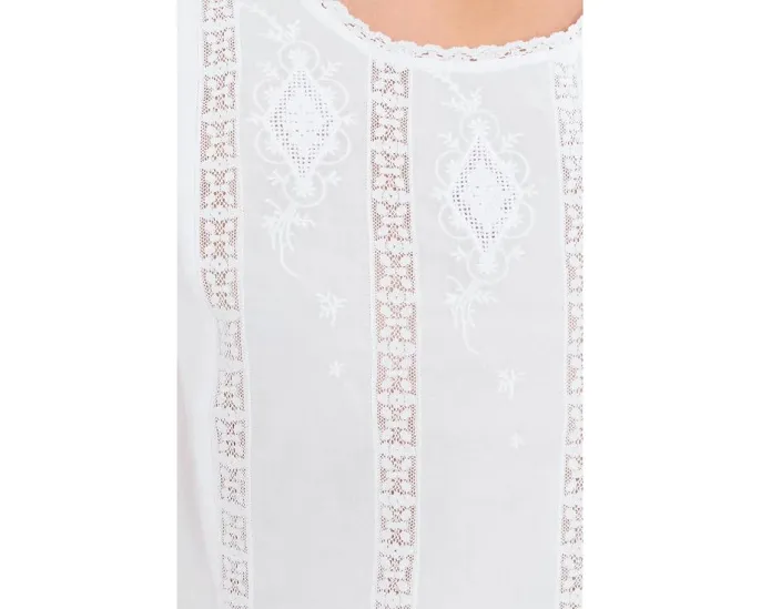 Топ Alana Madewell с кружевной шнуровкой хлопковый