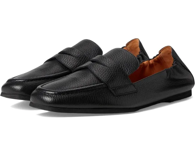 Лоферы Kitson из галечной кожи с резиновой подошвой Vibram