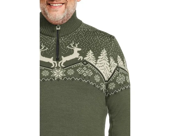 Рождественский свитер Dale of Norway Christmas Masculine из мериносовой шерсти