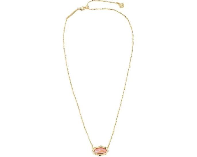 Короткое колье Kendra Scott Elisa с кулоном в фигурной оправе