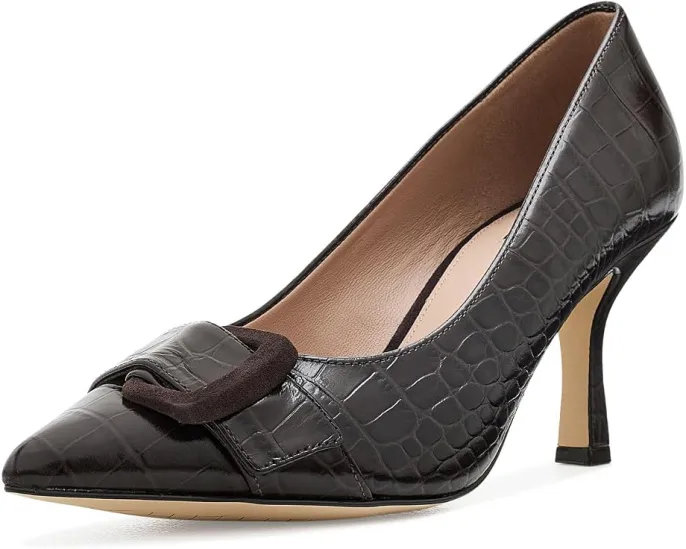 Туфли Fidela с пряжкой из темного шоколада от Cole Haan
