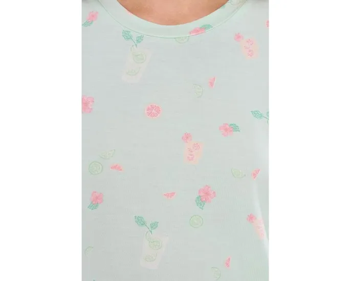 Комплект топа и шорт All American Tank Shortie Set HONEYDEW с кружевом