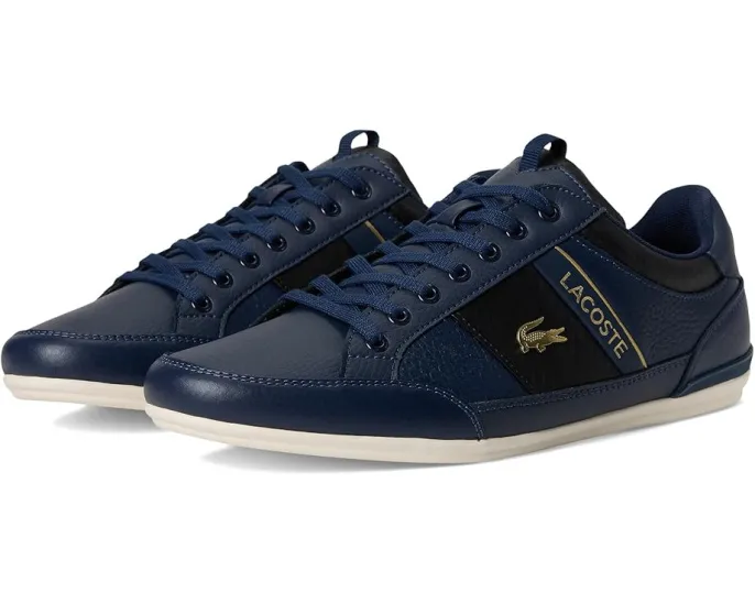 Кроссовки Lacoste Chaymon из кожи и синтетики с плетеными деталями