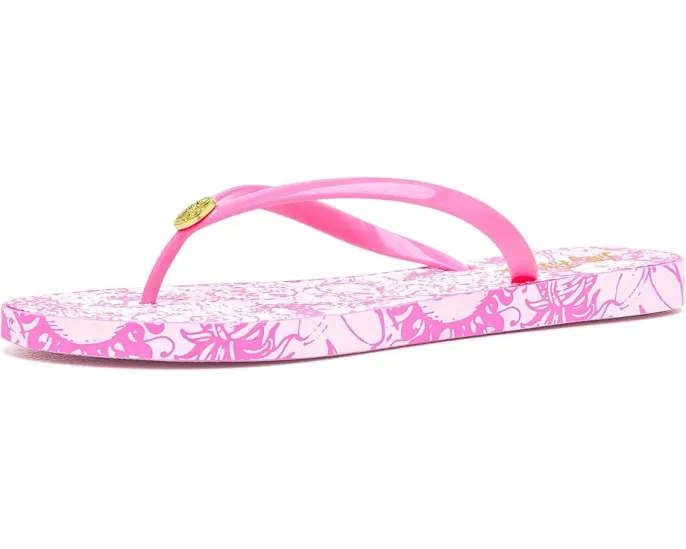 Шлепанцы Lilly Pulitzer Pool с принтом