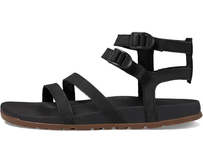 Высокие сандалии Chaco Lowdown Leather Strappy High из мягкой замши