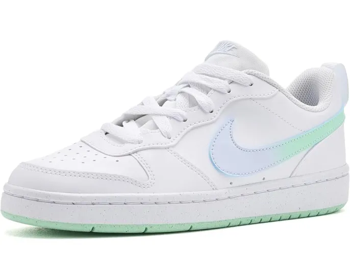 Кроссовки Nike Court Borough Low Fade для детей White/Arctic Green/Football Grey