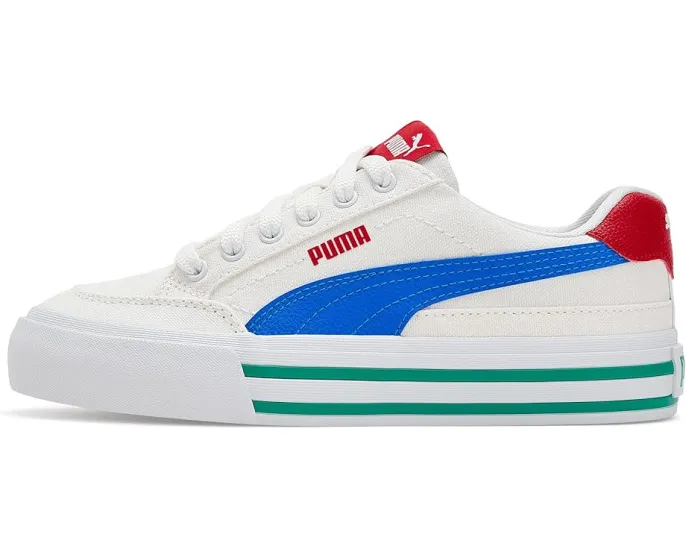 Детские кроссовки Puma Court Classic Vulc с кожаным верхом и вулканизированной подошвой