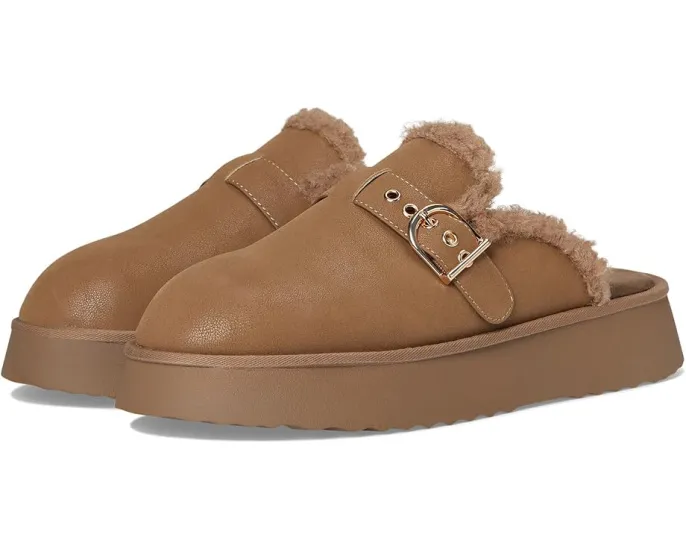 Мюли Sugary на платформе из веганской замши с пряжкой от MIA