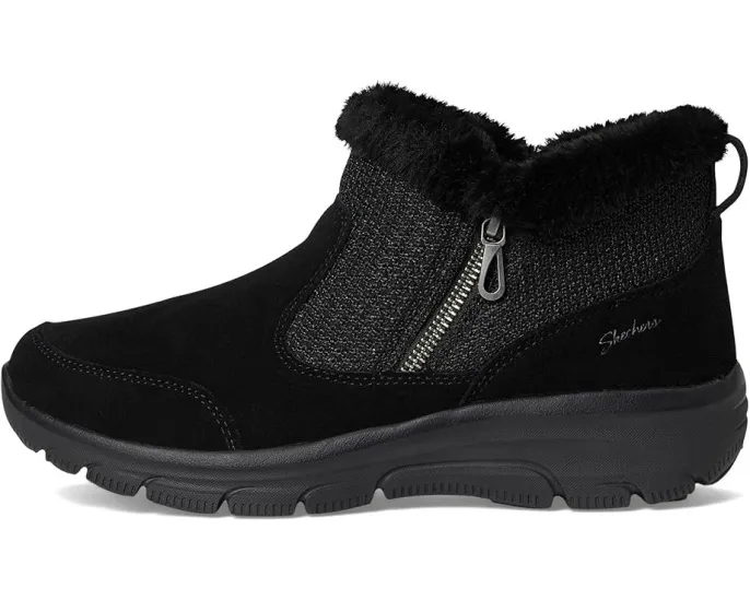 Ботильоны SKECHERS Easy Going Gentle Fall с замшевым верхом и вязаным свитером