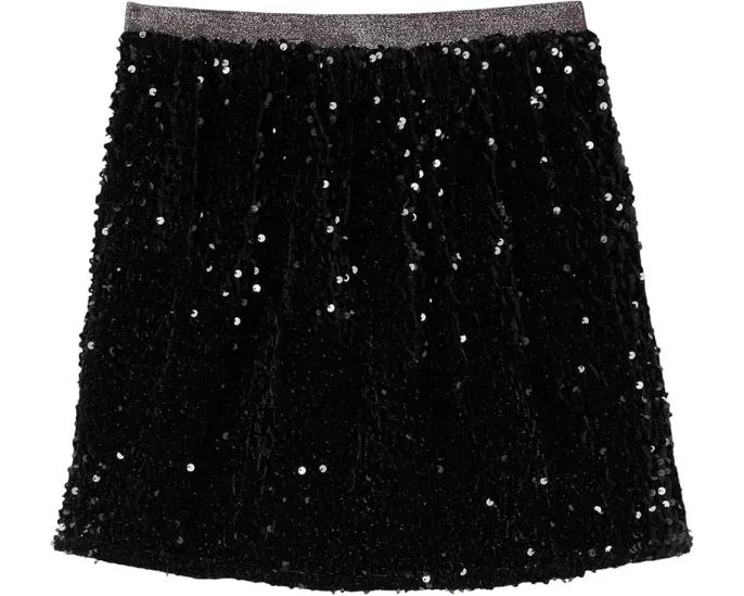 Юбка из бархата с пайетками Janie and Jack на резинке для девочки