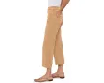 Джинсы Petite Hannah Mid Rise Crop Flare Hugger от Liverpool Los Angeles соломенного цвета