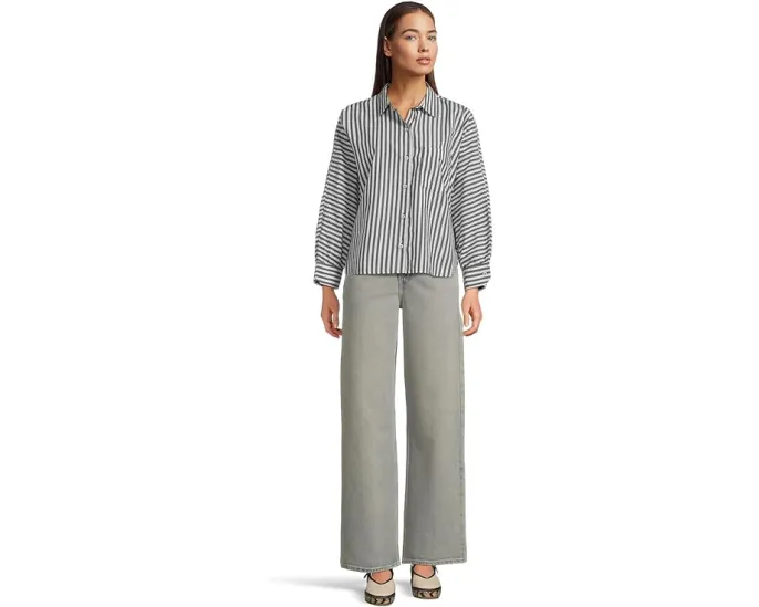 Рубашка Lilla P с цельнокроеным рукавом и пуговицами для дышащего комфорта