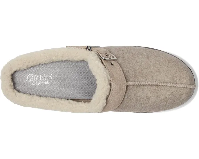 Тапочки-слипоны Bzees Eternity из флиса с искусственным мехом