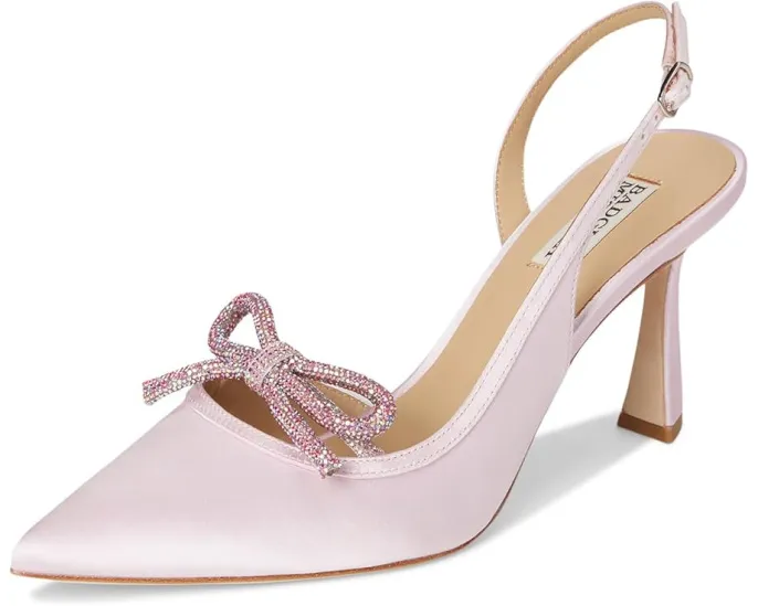 Badgley Mischka туфли Georgie с мерцающим атласным верхом