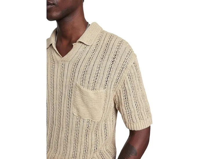 Льняное поло-свитер John Varvatos Odin Linen Y2317S25