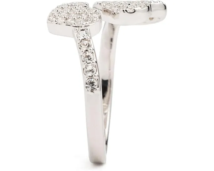 Кольцо Kate Spade New York Yours Truly Pave Heart с кубическим цирконием