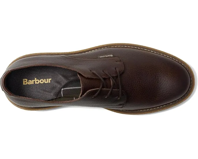 Туфли Derby Barbour Harefield из кожи и замши с подошвой креп