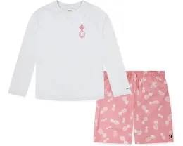 Hurley Kids комплект для плавания Pineapple с футболкой и шортами