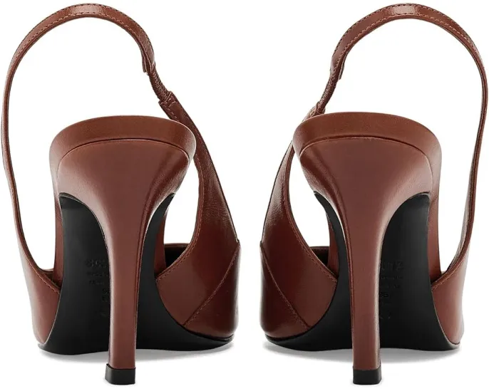 Туфли Schutz Lexi Sling на шпильке с глянцевым верхом и застежкой на щиколотке