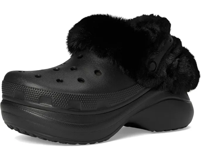 Кроксы Crocs Bae с утепленной подкладкой и контурной подошвой на платформе