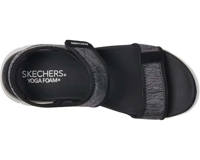 Сандалии Skechers Summits Cutest Icon с кожаным верхом и стелькой Yoga Foam