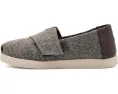 TOMS Alpargata для малышей с квадратным носком темно-коричневый