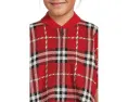 Детская накидка Grela Check Cape от Burberry Kids с клетчатым принтом