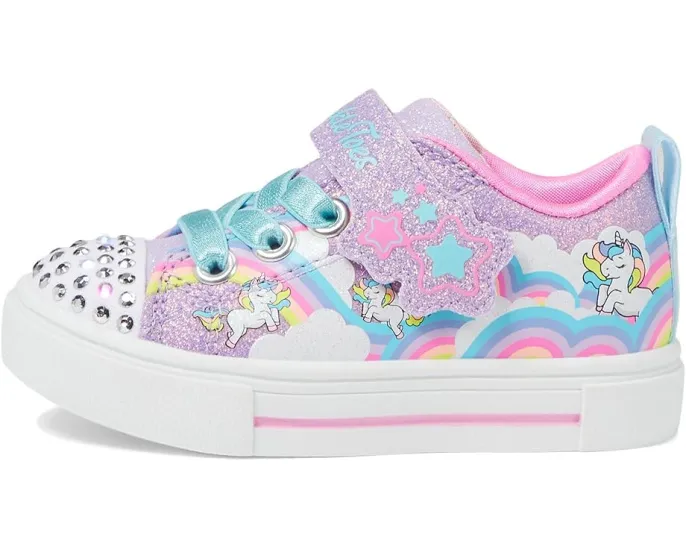 Детские туфли Skechers Twinkle Sparks 314809L с дизайном единорога и радуги