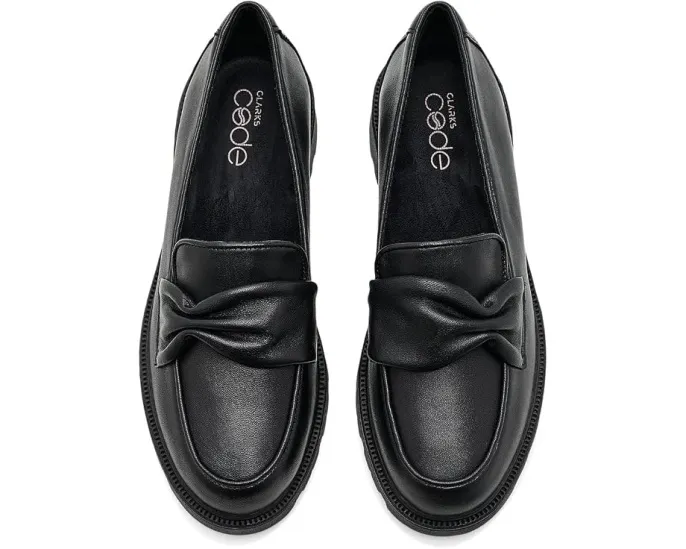 Clarks Montigo Edge лоферы из премиальной кожи. Легкие и стильные, с технологией C360 FOAM для комфорта