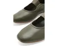 Туфли Mary Jane FitFlop Delicato Poise Leather кожаные зеленые
