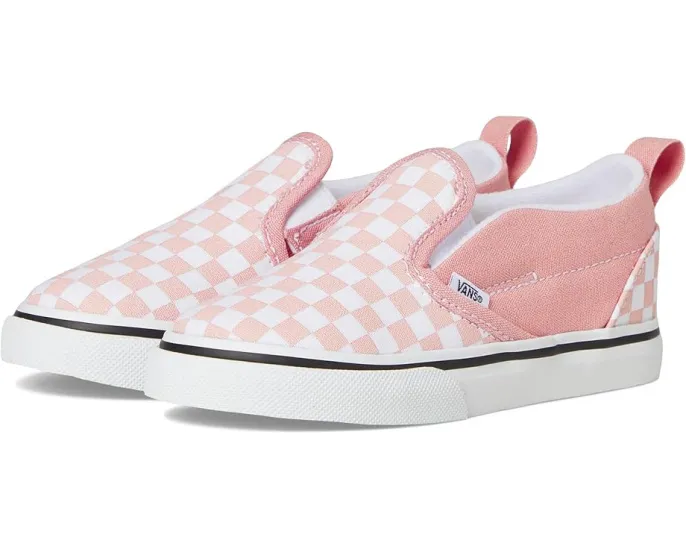 Детские кеды Vans Slip-On V для малышей с принтом и резиновой подошвой