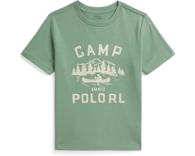 Polo Ralph Lauren футболка с графическим принтом для малышей