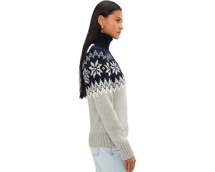 Свитер Dale of Norway Myking из воздушной мериносовой шерсти с полузастежкой