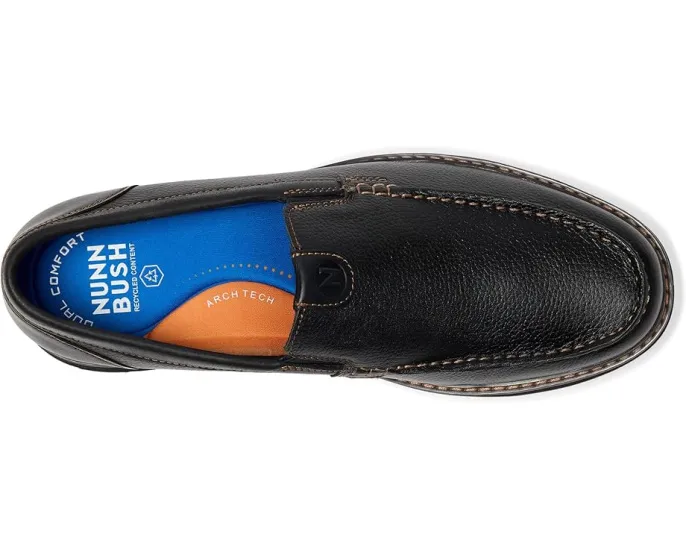 Слипоны Nunn Bush Owen II с мокасиновым носком и контрастной подошвой