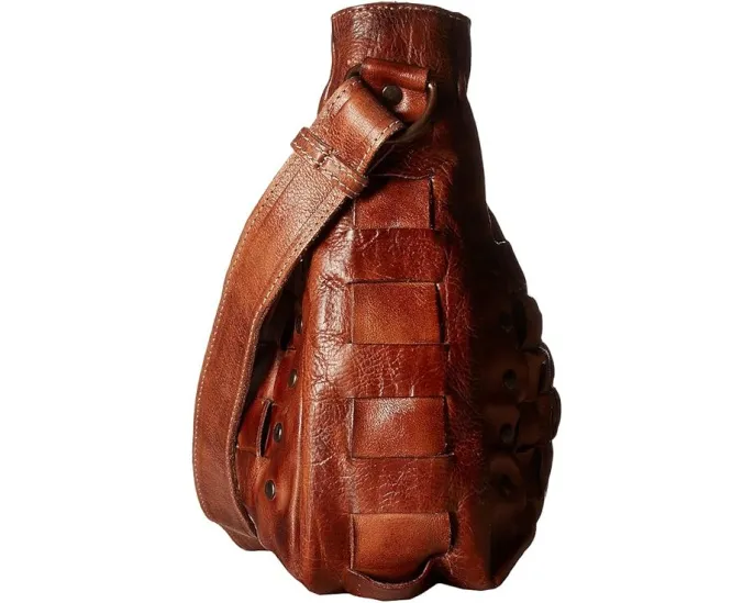 Сумка кроссбоди Bed Stu Orchid из зерненой кожи с регулируемым ремнем