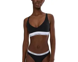 Бралетт Calvin Klein Underwear Icon из хлопка и модала без уплотнения