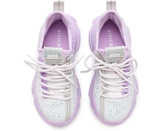 Кроссовки Steve Madden Kids Mac с блестками и текстильным верхом