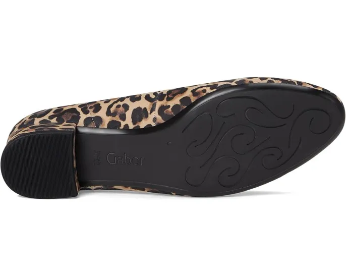 Gabor 71.421.32 замшевые лодочки на устойчивом каблуке