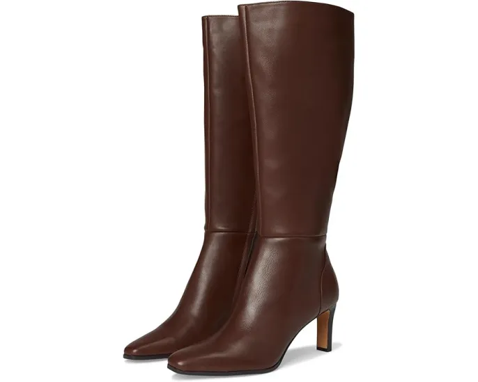 Сапоги Dolce Vita Emmi Wide Calf до колена на шпильке с кожаным верхом