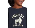 Детская футболка Polo Ralph Lauren Kids из хлопкового джерси с аппликацией