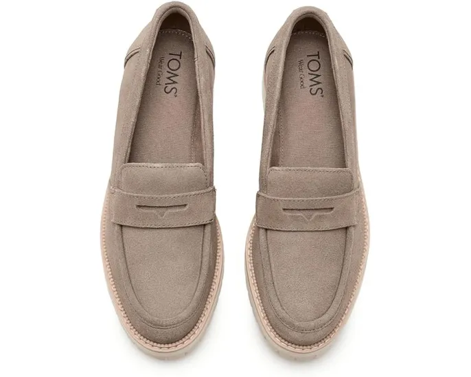 Лоферы TOMS Cara с платформой и контрастными деталями