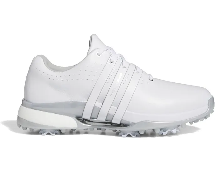 Кроссовки для гольфа Adidas Tour360 24 с кожаным верхом и промежуточной подошвой JETBOOST