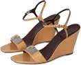 Босоножки Tory Burch Gigi Wedge Sandal 80Mm на танкетке с регулируемой пряжкой
