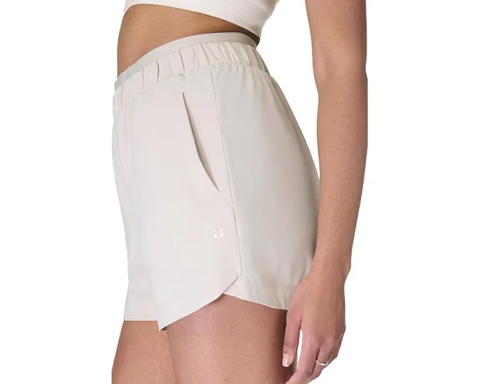 Шорты Sweaty Betty Explorer Elevated 3 дюйма с эластичным поясом