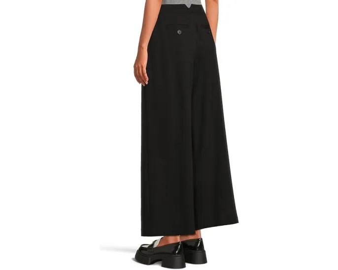 Брюки Liverpool Los Angeles высокой посадки с широкими штанинами и складками