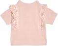 Детский комплект Barefoot Dreams Kids CozyChic Ultra Lite с оборкой из хлопкового гипюра