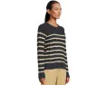 L.L.Bean Signature Cotton Fisherman Crewneck Sweater Stripe в полоску