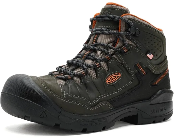 Водонепроницаемые рабочие ботинки KEEN Utility Targhee IV с композитным носком