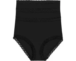 Комплект из 3 трусов Natori Bliss Full Brief с кружевной отделкой